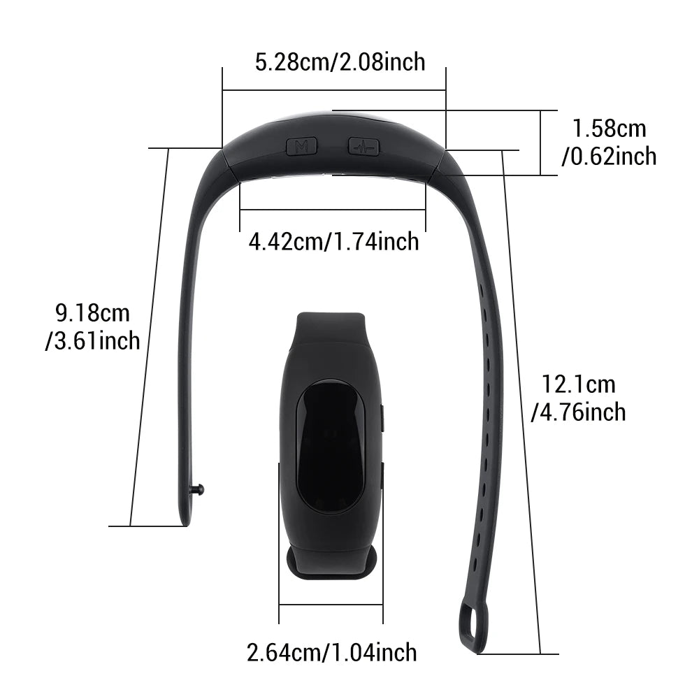 CES Micro-current wristband dimensions.