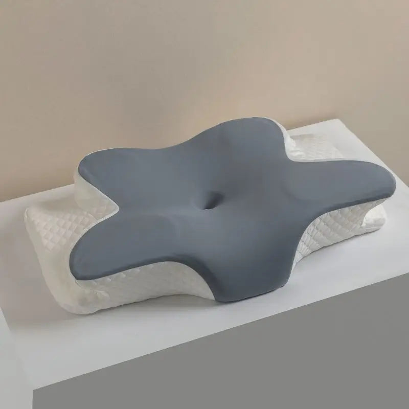Dark Grey pillow for side sleepers.