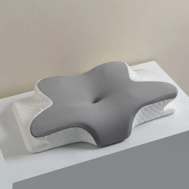 Light Grey pillow for side sleepers.