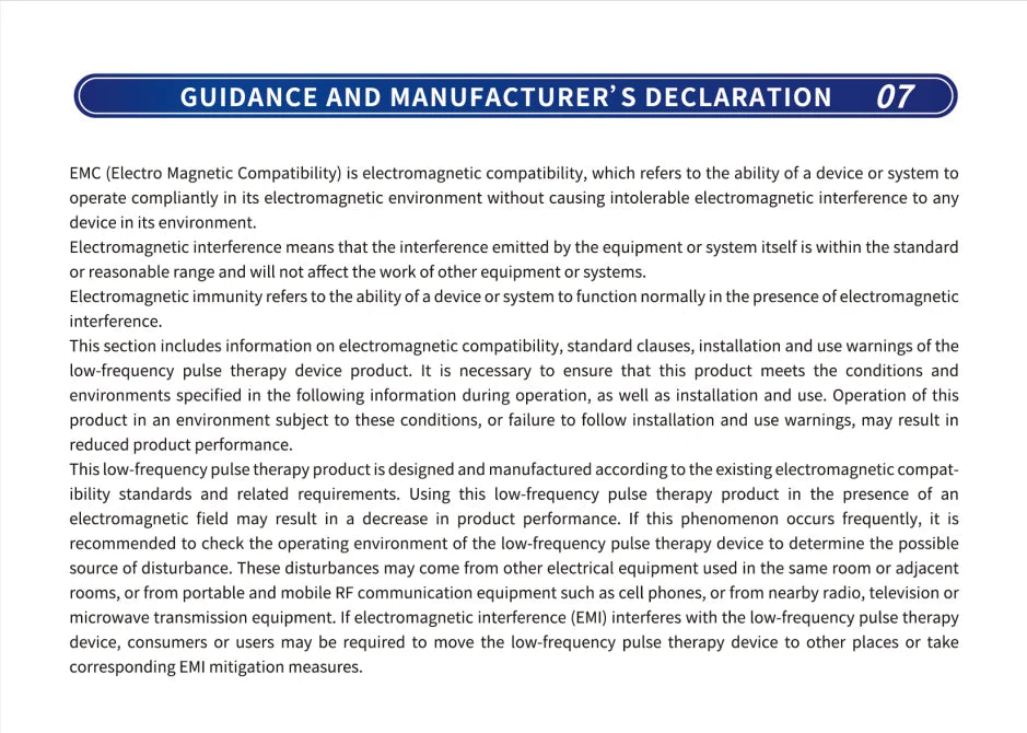 Technical document on electromagnetic compatibility.
