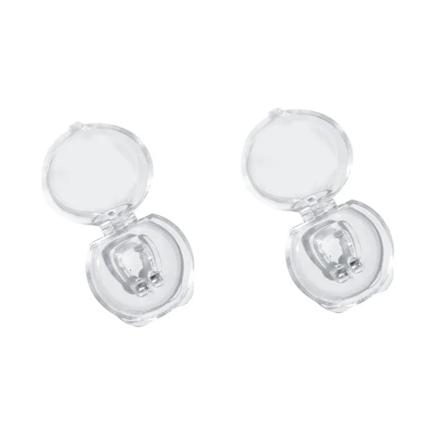 Magnetic anti snoring nose clip. Pack of 2s.