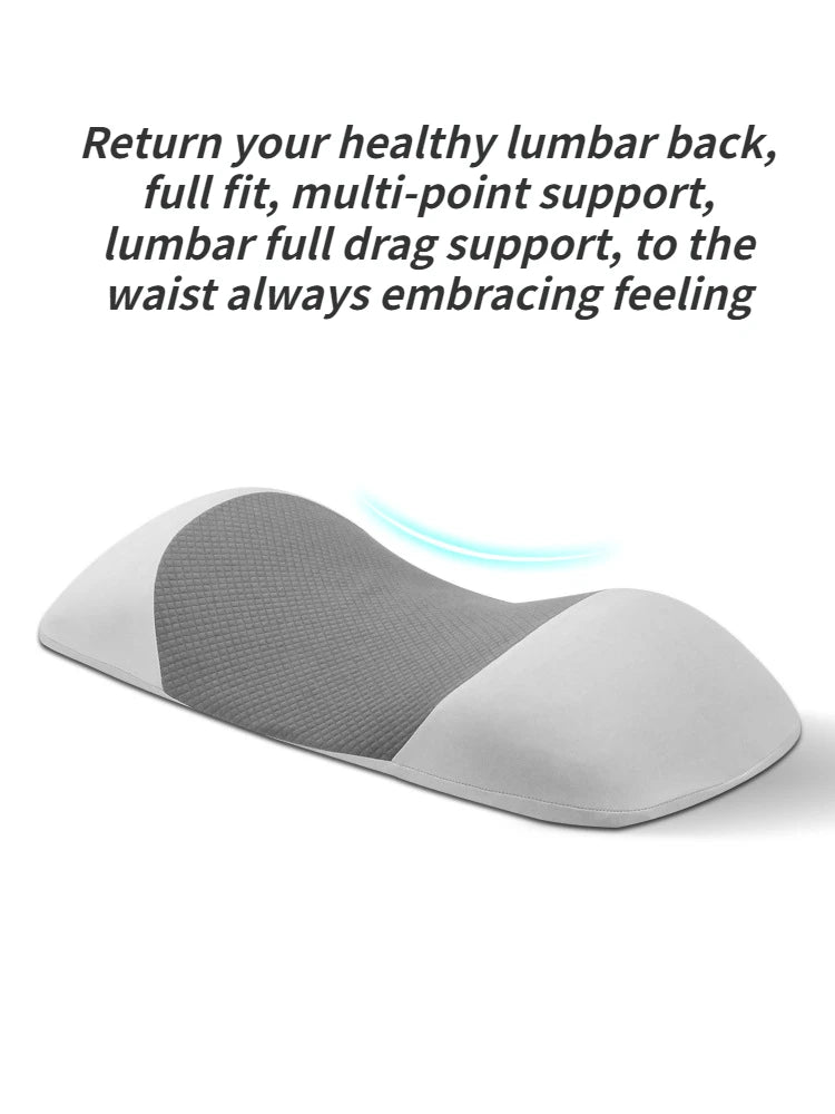 Pillow support lumbar for better sleep.