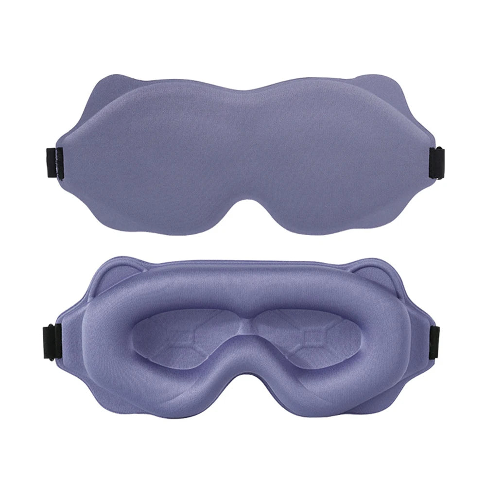 Lilac sleeping eye mask.