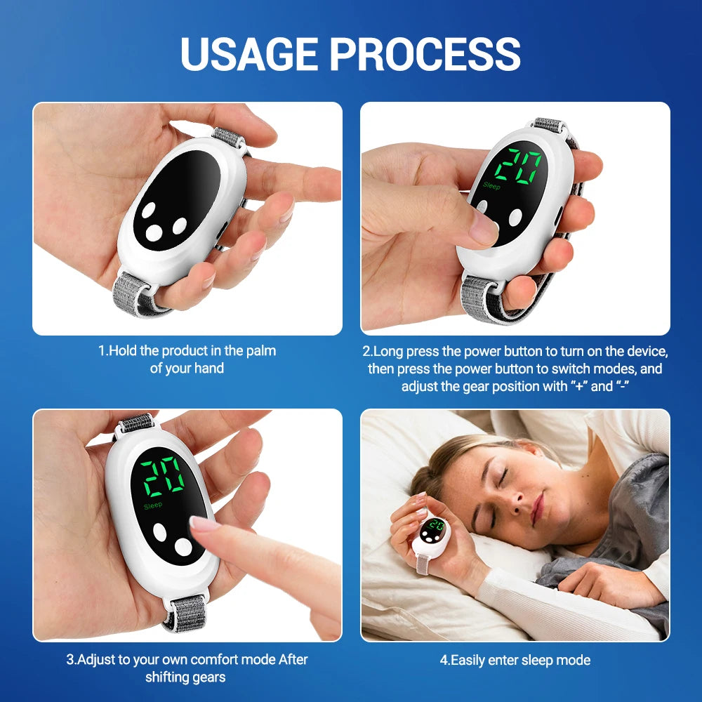 Cranial Electrotherapy Stimulation (CES) device usage.