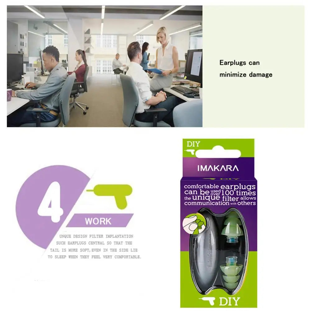 IMAKARA noise cancelling earplug suitable for office use.