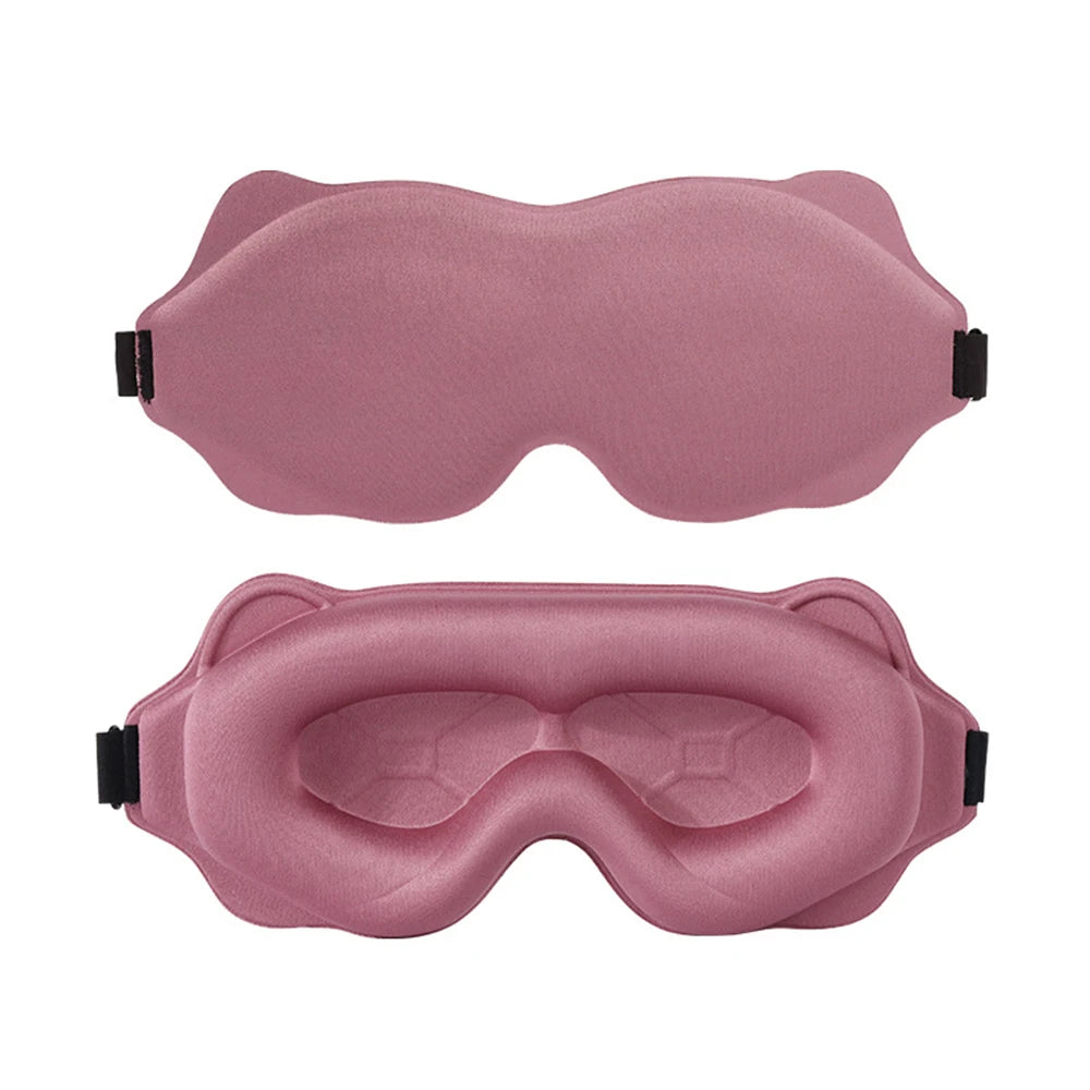 Pink sleeping eye mask.