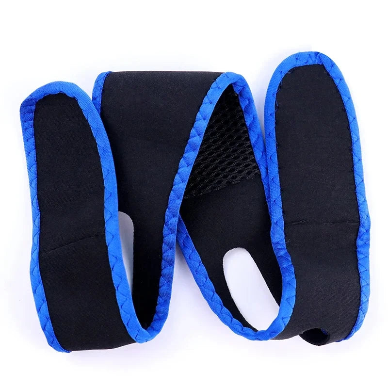 Black and blue Anti snoring chin strap
