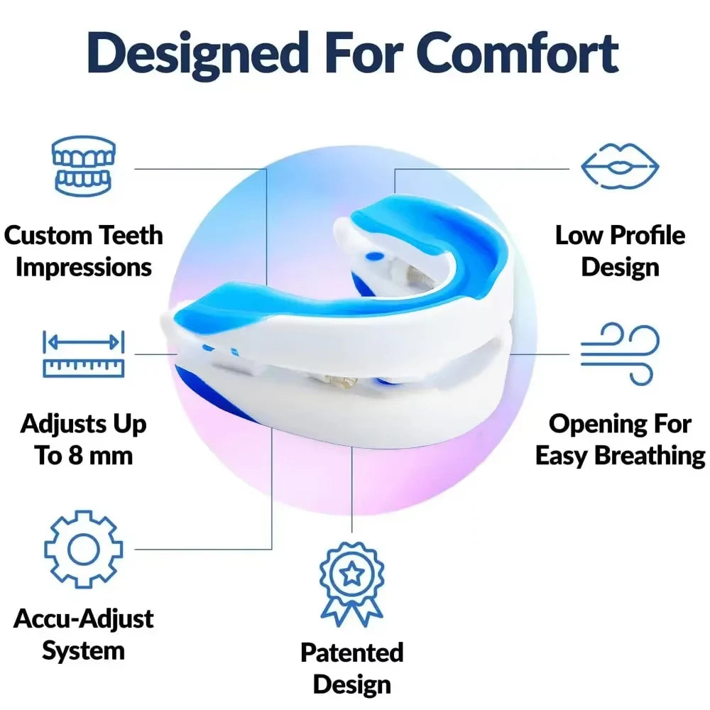 Mouth gard is designed for comfort.