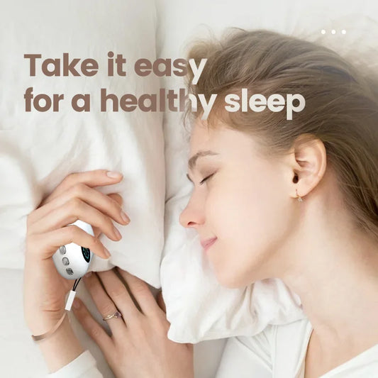 Use the Cranial Electrotherapy Stimulation (CES) sleep aid to take it easy for a healthy sleep.