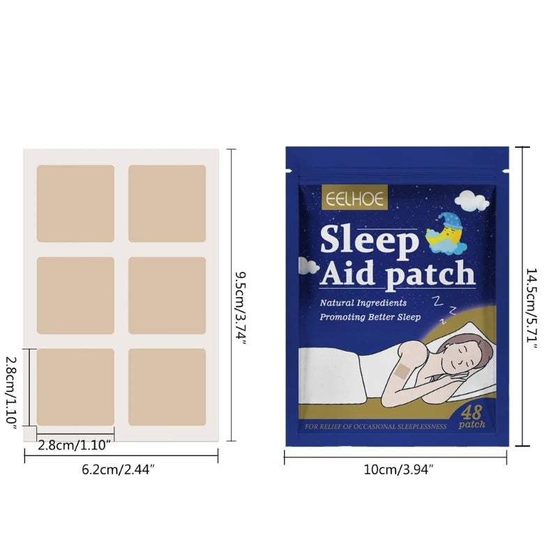 All natural sleep aid patch dimensions.