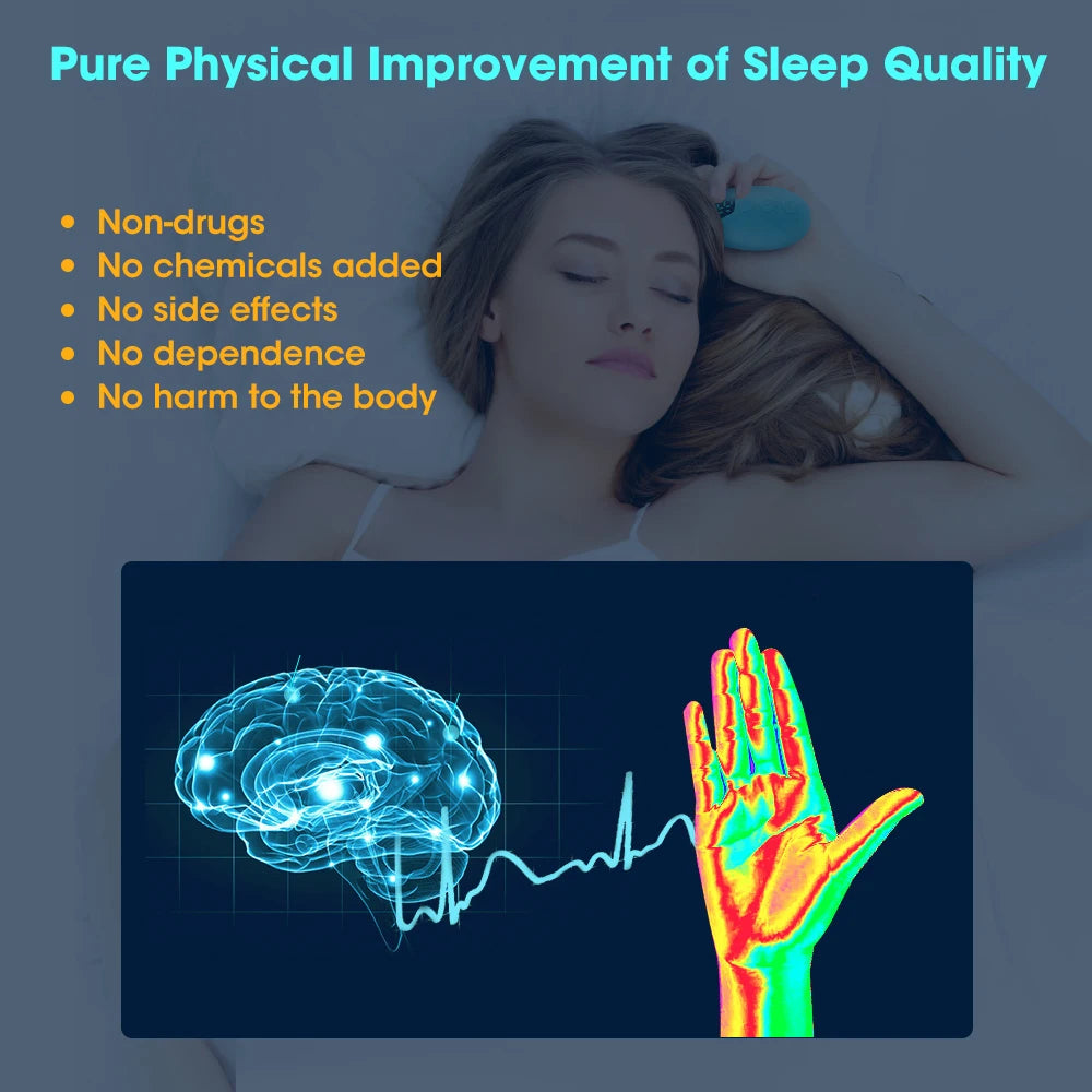 CES therapy is pure physical device. No drugs, chemicals or side effects. Safe to use to help you sleep better.