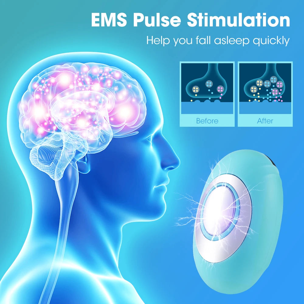 EMS Pulse stimulation help you fall asleep quickly.
