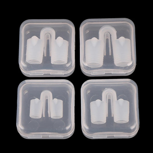 Set of silicone nasal dilator for sleep apnea. In pack of 4's.