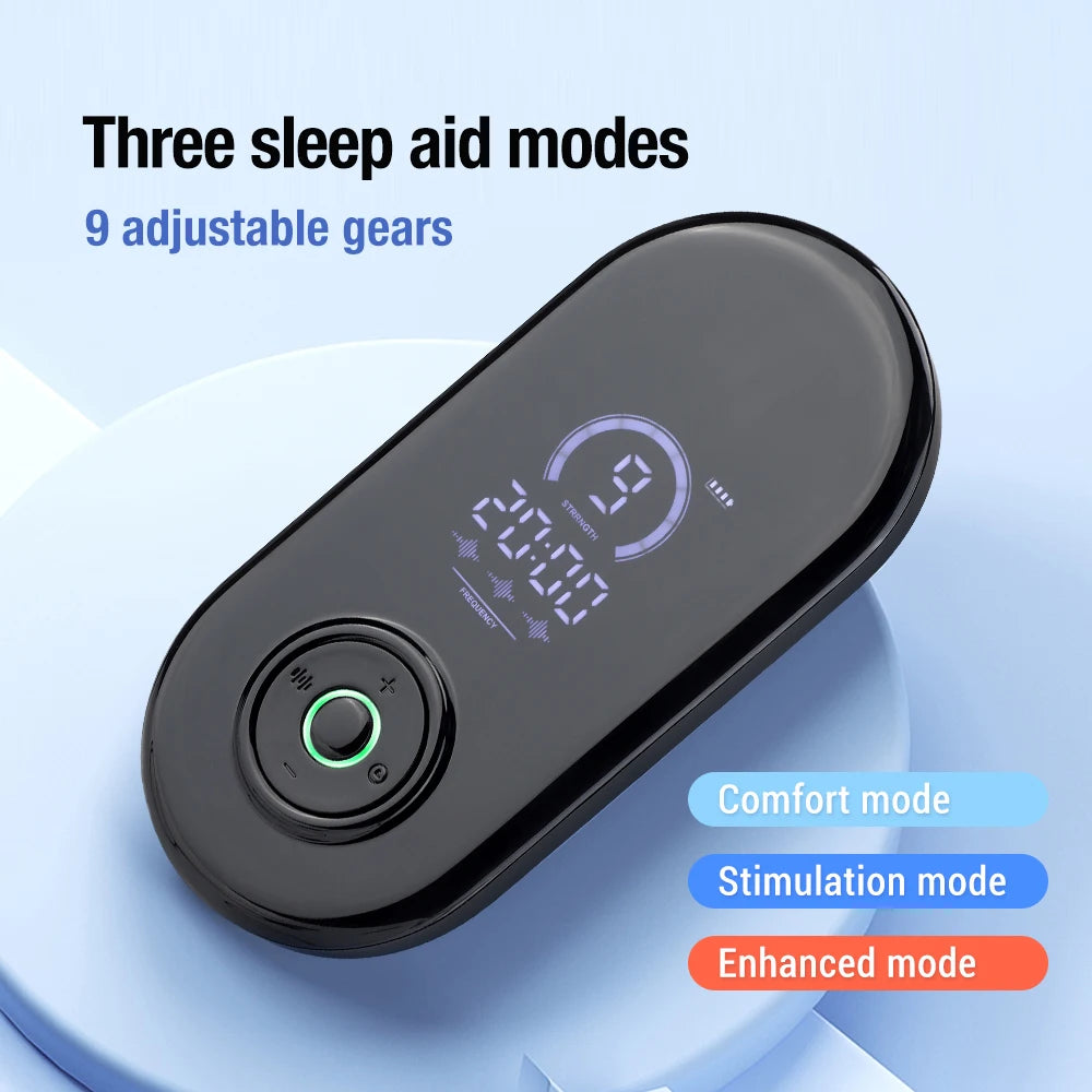 Cranial Electrotherapy Stimulation (CES) devices using micro-currents three modes and nine levels. Comfort mode, stimulation mode, enhanced mode.