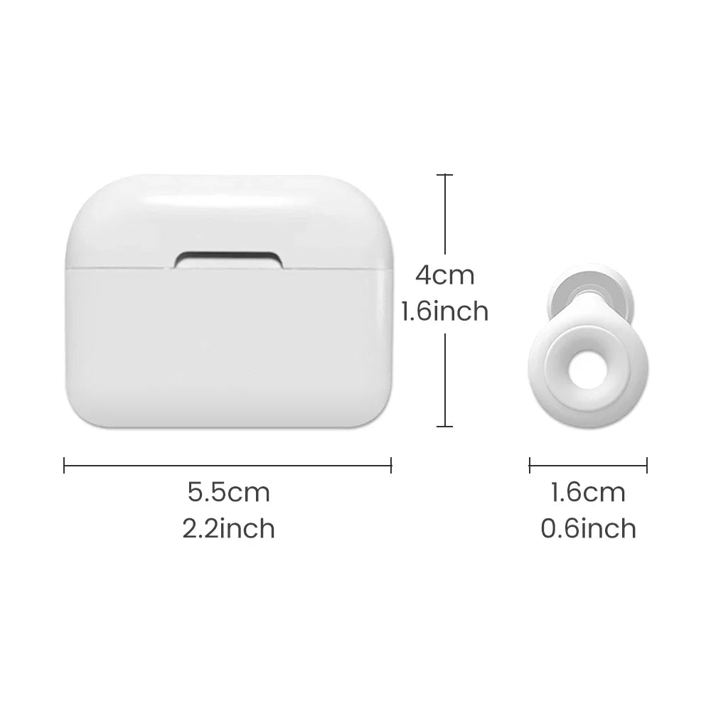 Dimension of ear plug box and ear plugs