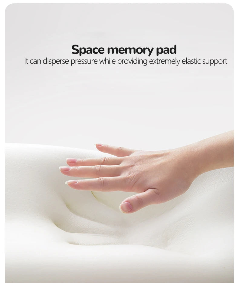 Memory foam completely contours around your body. Provides elastic support.