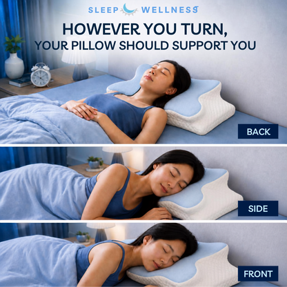 [PRE ORDER] Sleep Wellness™ Butterfly Sleep Pillow with arm rest (Free pillow case worth $39)