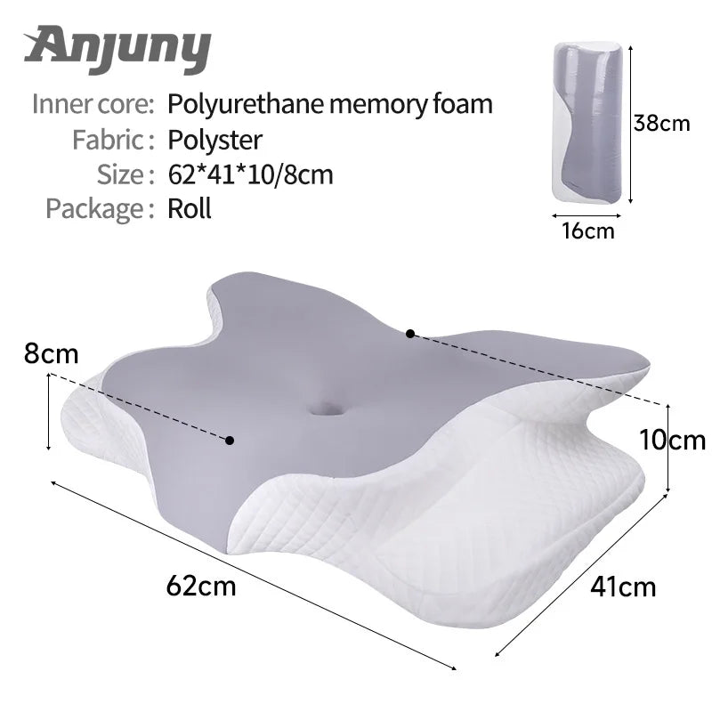 Butterfly Sleep Pillow with arm rest for back and side sleepers