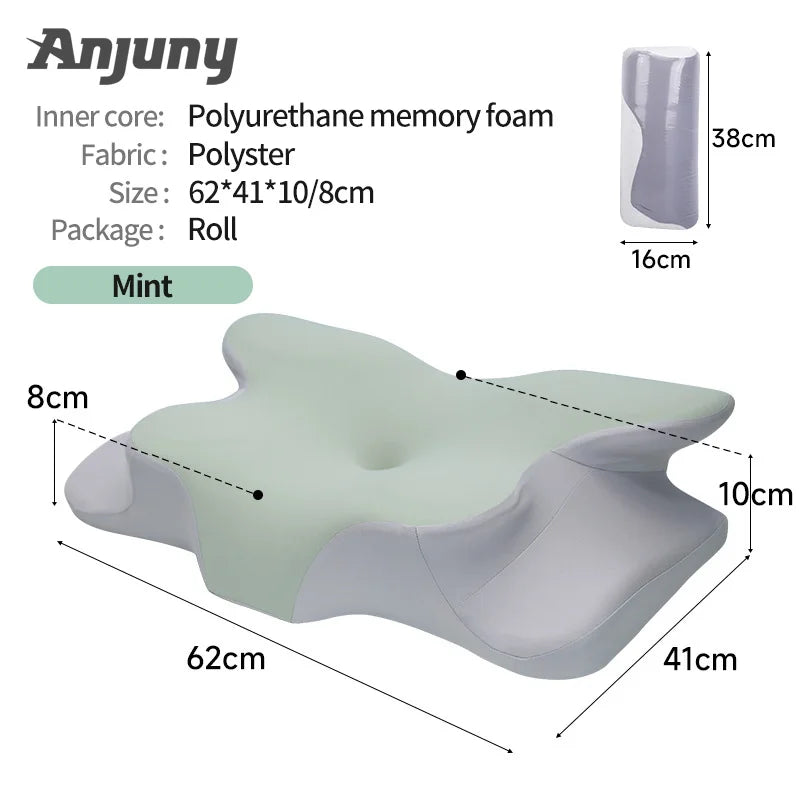 Butterfly Sleep Pillow with arm rest for back and side sleepers