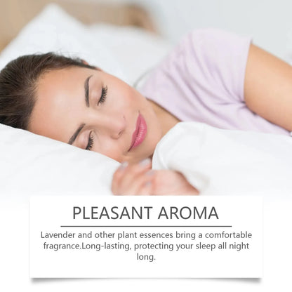 Sleep patch contains pleasant aroma of Lavender and other plant essences, to bring comfortable sleep throughout.