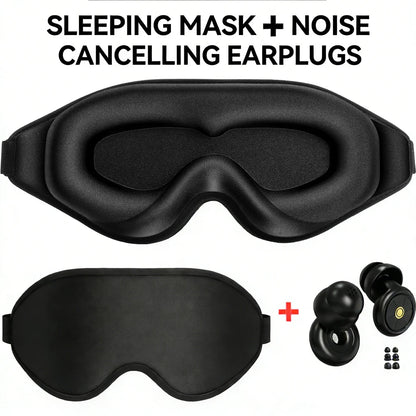 Bundle offer : Sleep Eye Mask + FREE Noise Cancelling Earplugs