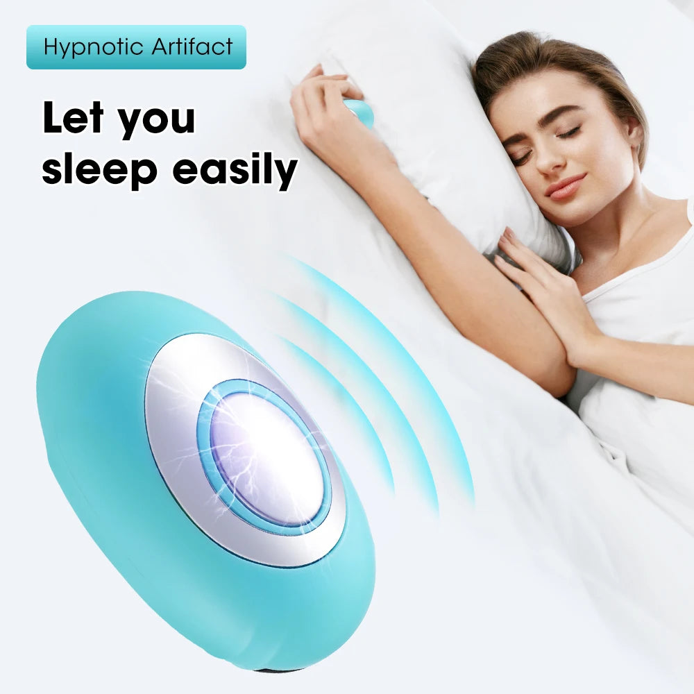 Cranial Electrotherapy Stimulation (CES) hand-held sleep device is a hypnotic device help you sleep easily.