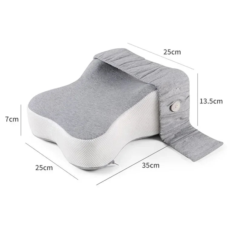 Dimensions of the leg pillow.