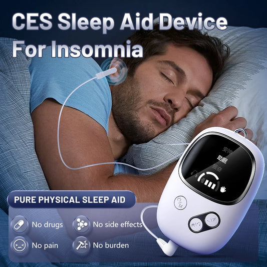 Use the Cranial Electrotherapy Stimulation (CES) sleep aid if you have difficulty falling asleep. Pure physical sleep aid with no side effects.