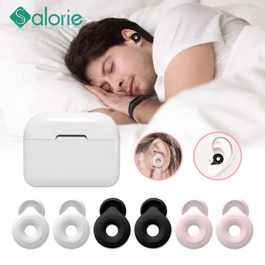 Salorie, comfortable ear plugs in various colours. Quiet sleep blocks snores. 