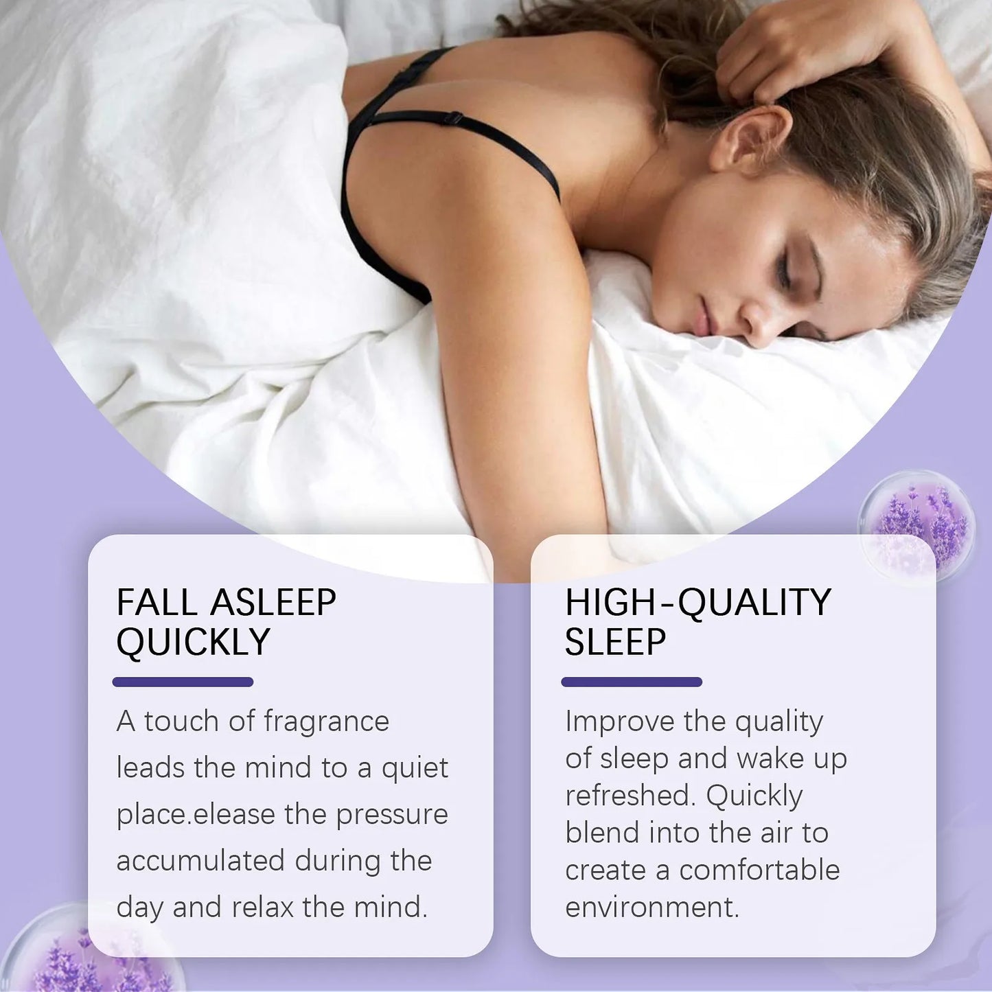Fall asleep and sleep well with the Lavender Magnesium spray.