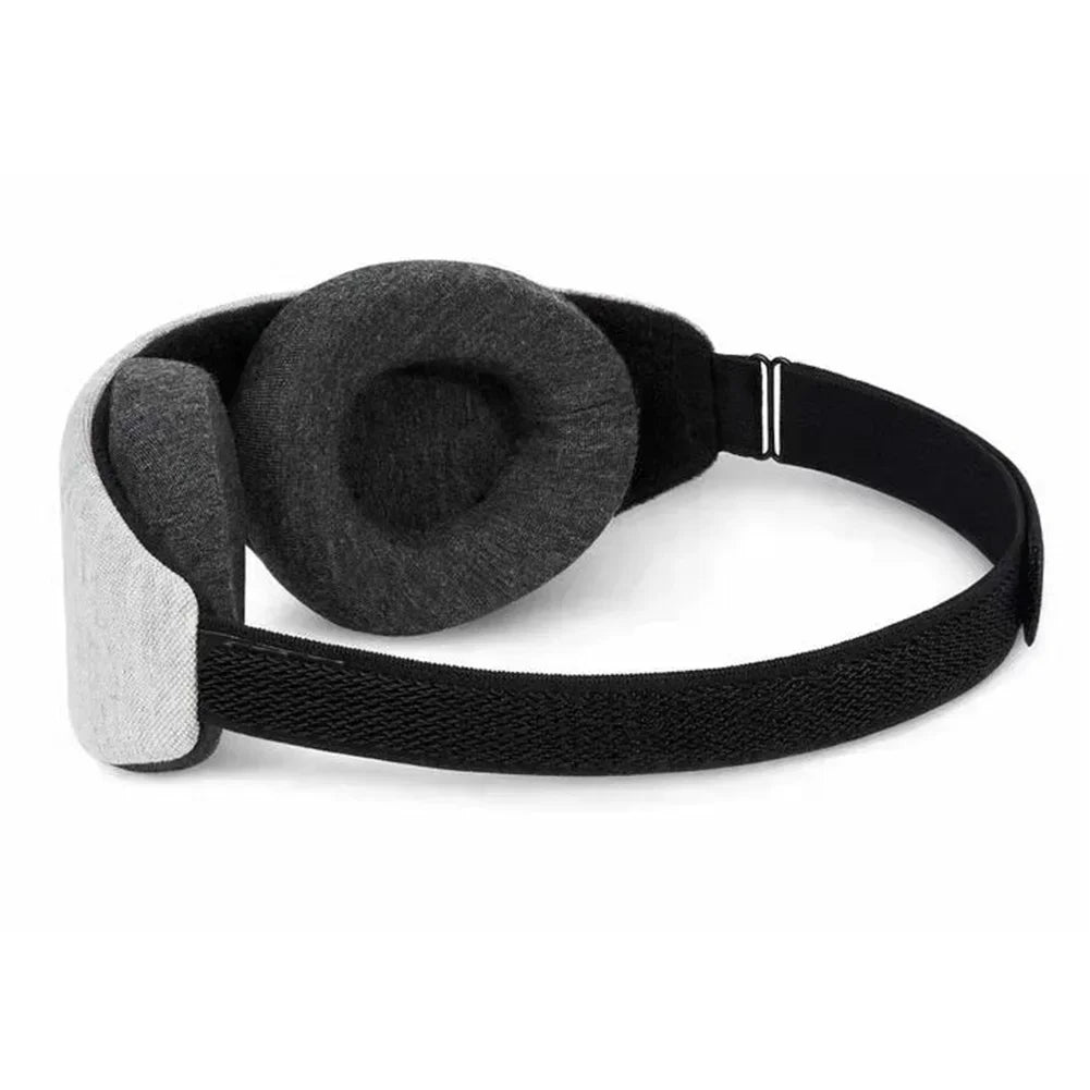 Black and gray headband on a white background