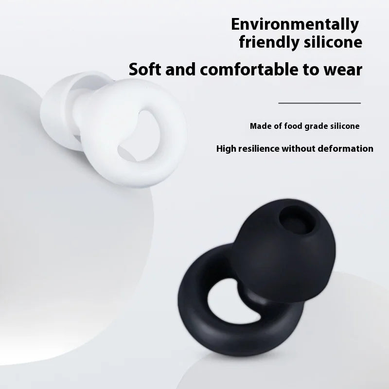 Silicone noise reduction earbud with soft and comfortable to wear.