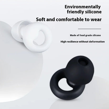 Silicone noise reduction earbud with soft and comfortable to wear.