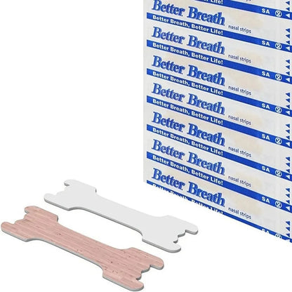 Breathe better nasal Sleep Apnea strips. 