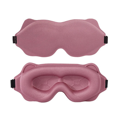 Pink sleeping eye mask.