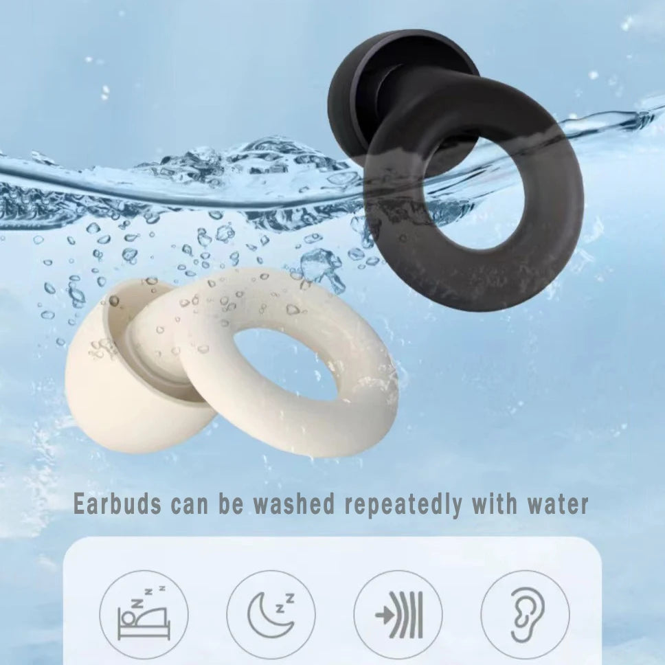 Noise reduction earbuds can be washed.