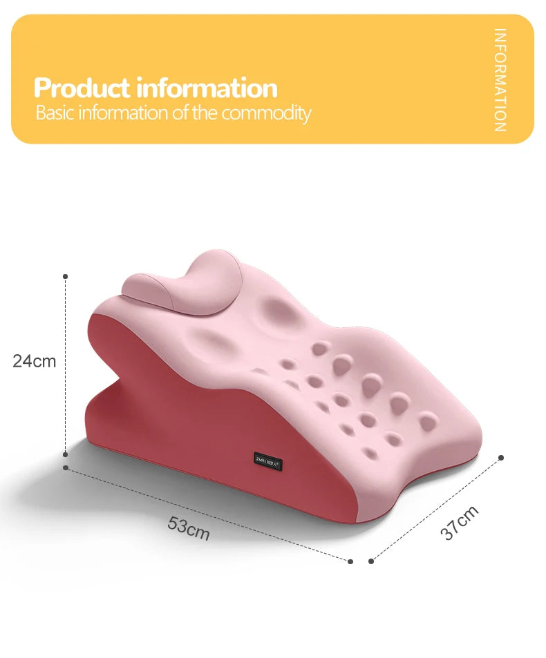 Size of the acid reflux pillow.