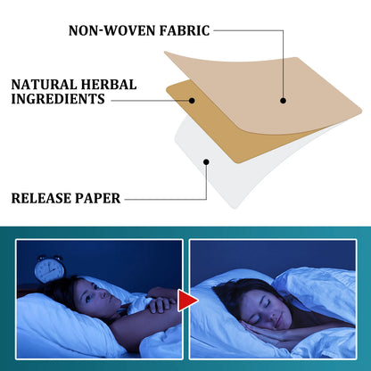 South Moon sleep patch uses natural ingredients which are placed between a non-woven fabric and release paper. 