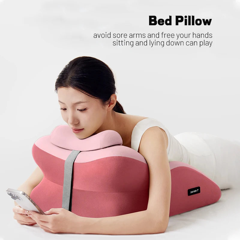 Acid reflux pillow can be used as bed pillow and when using phone. 