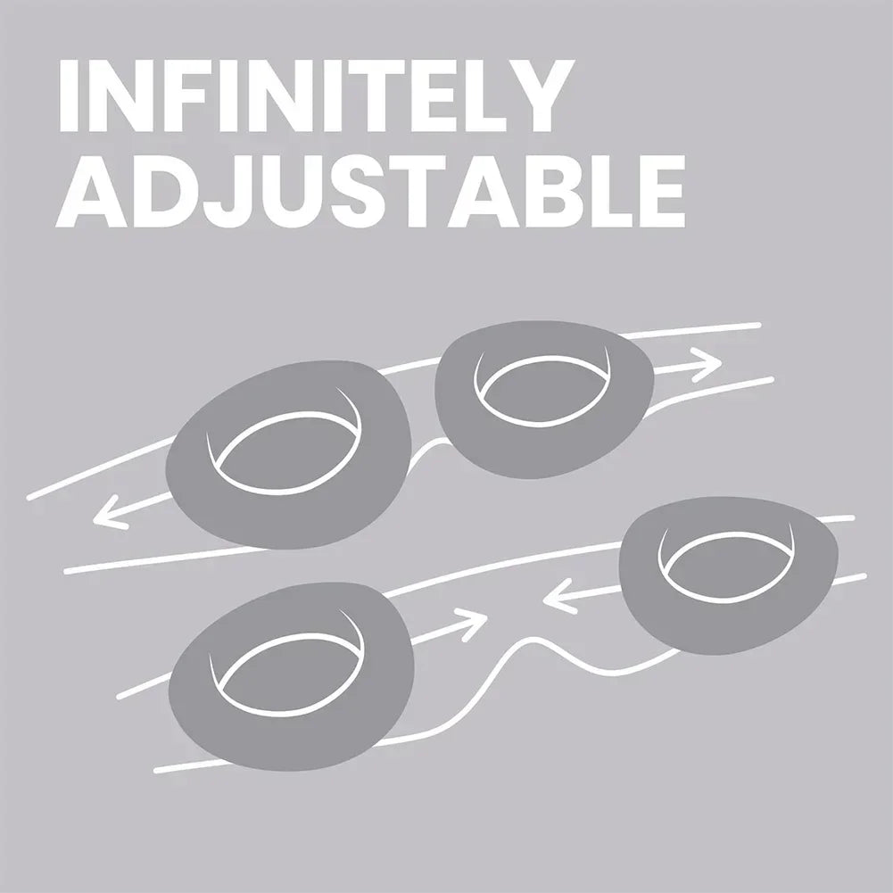 Gray background with infinitely adjustable text and tire graphics