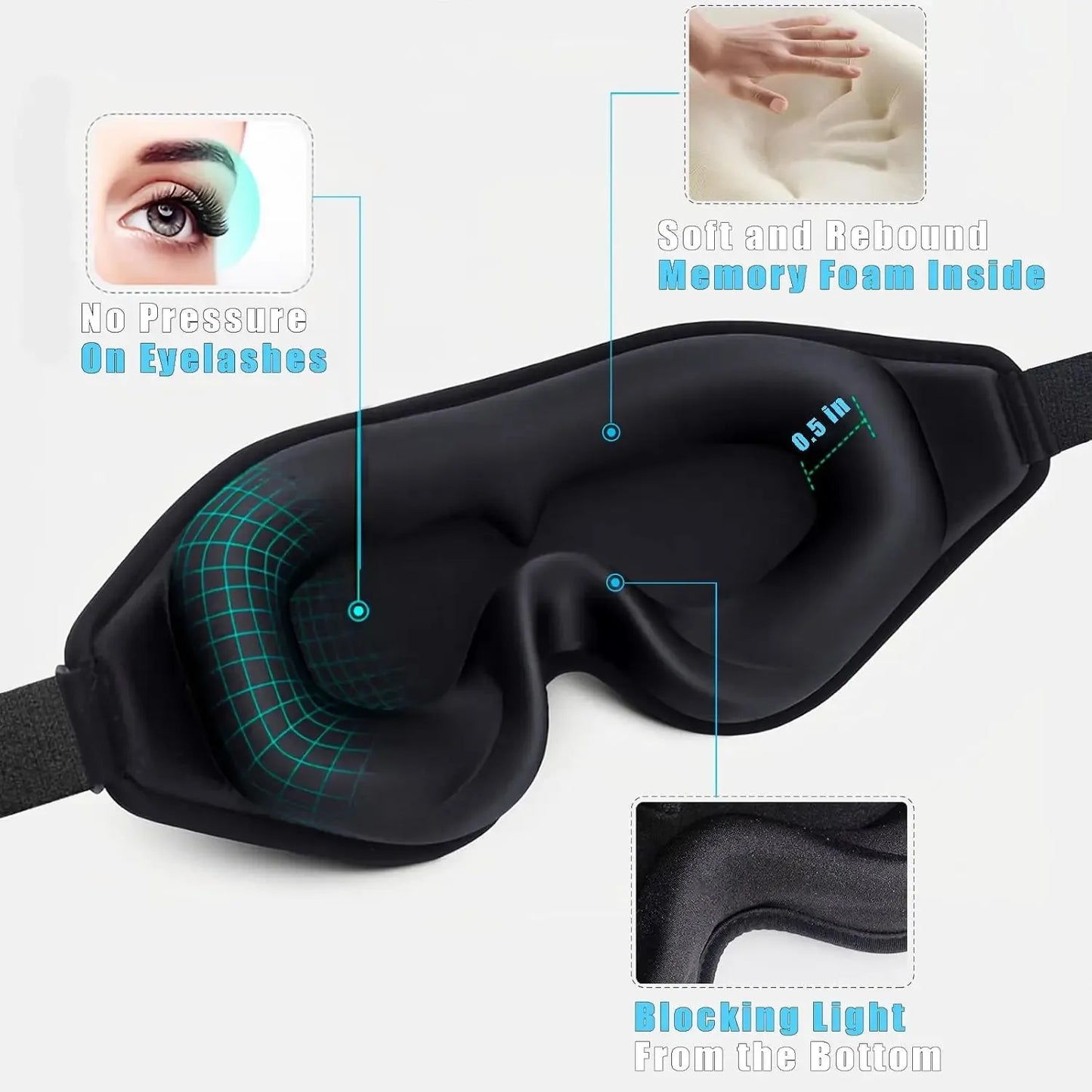 Bundle offer : Sleep Eye Mask + FREE Noise Cancelling Earplugs