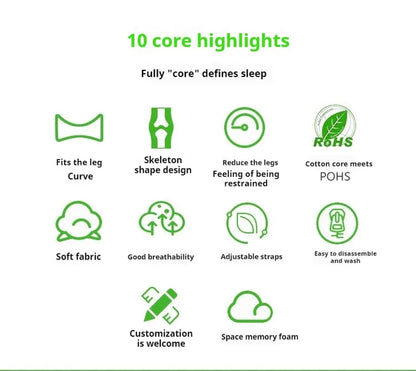 10 Key highlights of the leg pillow.