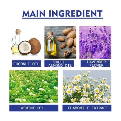 Sleep aid patch containing main natural ingredients like coconut oil, almond oil, lavendar, jasmine oil and chamomile extract.