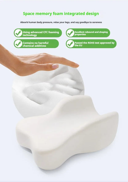 Leg pillow uses advanced CFC foaming technology and contains no harmful chemical additives. RoHS compliant.