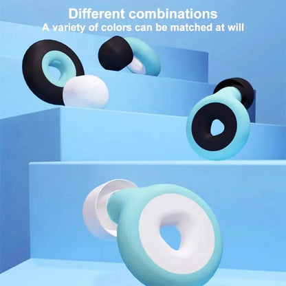 Sleep Noise Reduction Earplug Soft Silicone, also for work and sports use