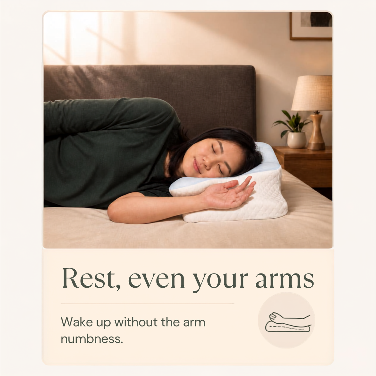 [PRE ORDER] Sleep Wellness™ Butterfly Sleep Pillow with arm rest (Free pillow case worth $39)